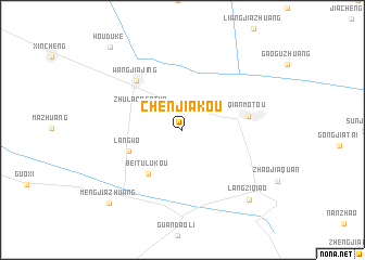 map of Chenjiakou