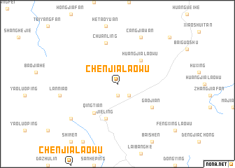 map of Chenjialaowu