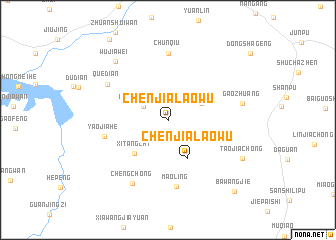 map of Chenjialaowu
