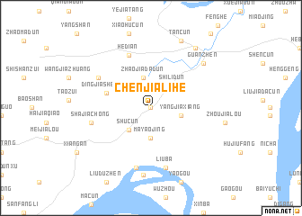 map of Chenjialihe