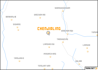 map of Chenjialing