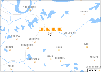 map of Chenjialing