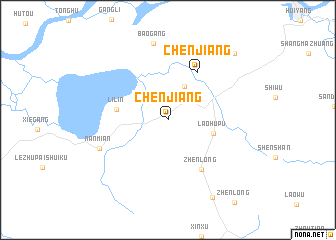 map of Chenjiang