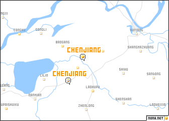 map of Chenjiang