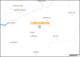 map of Chenjiaping