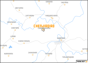 map of Chenjiaqiao