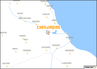 map of Chenjiaqiao