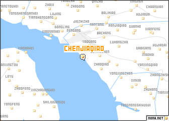 map of Chenjiaqiao