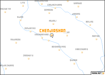 map of Chenjiashan