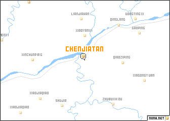 map of Chenjiatan