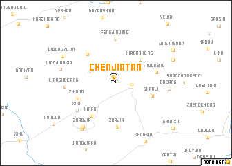 map of Chenjiatan