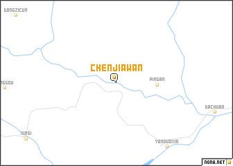 map of Chenjiawan