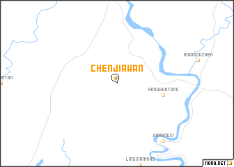 map of Chenjiawan