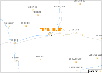 map of Chenjiawan