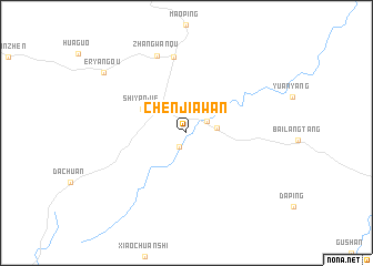 map of Chenjiawan