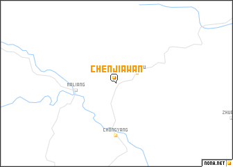 map of Chenjiawan