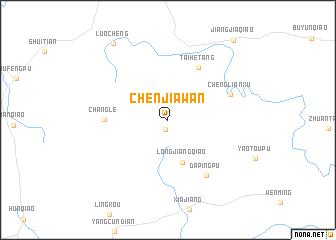 map of Chenjiawan