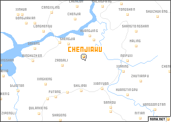 map of Chenjiawu