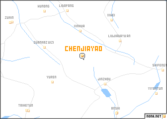 map of Chenjiayao