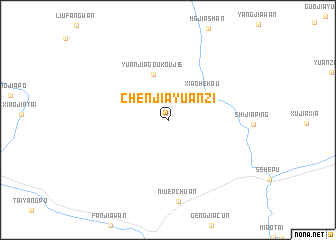 map of Chenjiayuanzi