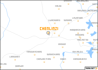 map of Chenlinzi