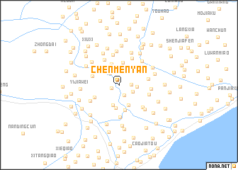 map of Chenmenyan