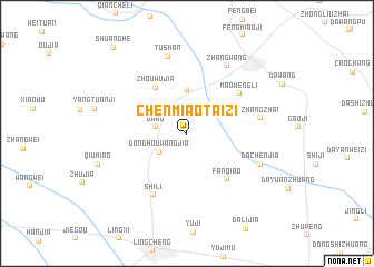 map of Chenmiaotaizi