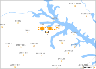 map of Chennault