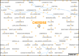 map of Chenoise