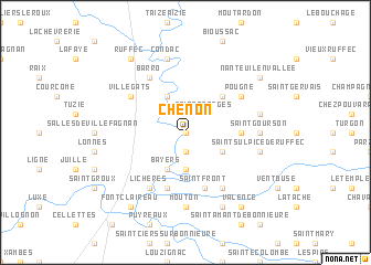 map of Chenon