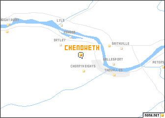 map of Chenoweth