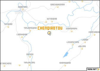 map of Chenqiaotou