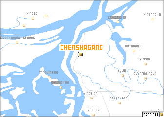 map of Chenshagang