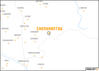 map of Chenshantou