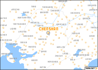 map of Chenshan