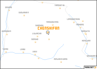 map of Chenshifan