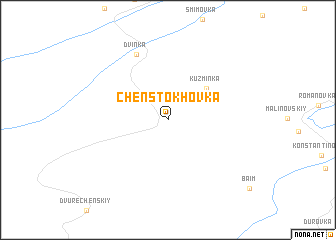 map of (( Chenstokhovka ))