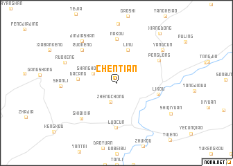 map of Chentian