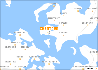 map of Chenʼ-Trenʼ