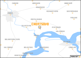 map of Chentsovo