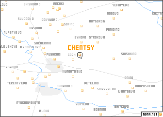 map of Chentsy