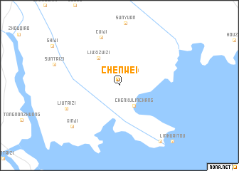 map of Chenwei