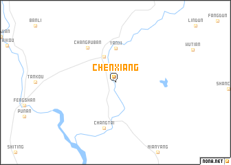 map of Chenxiang