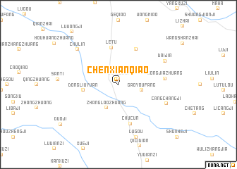 map of Chenxianqiao