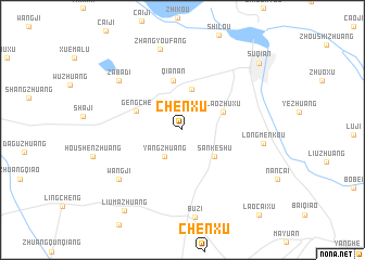 map of Chenxu