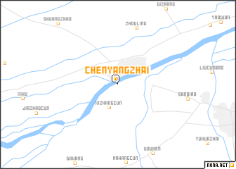 map of Chenyangzhai