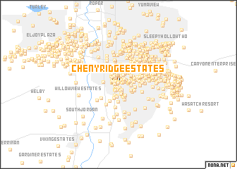 map of Cheny Ridge Estates