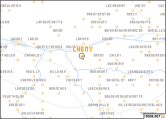 map of Cheny