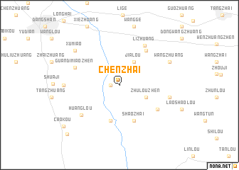 map of Chenzhai
