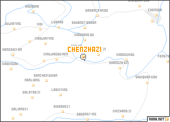 map of Chenzhazi